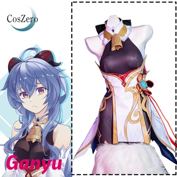 Žaidimas Genshin Poveikio Cosplay Ganyu Kostiumas Genshin Poveikio Ganyu Mielas Cosplay